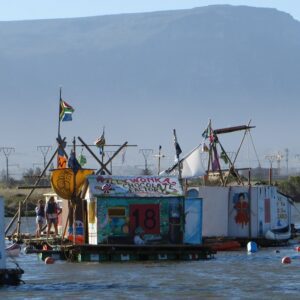 Web 2nd Bergvliet Raft on the water against backdrop of Table Mountain