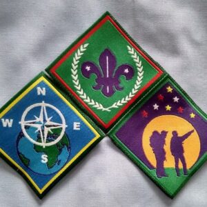 Advancement badges on Light Blue Portrait web