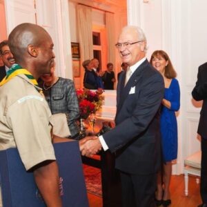 SA Scout surprises HM King of Sweden