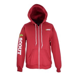 iscout independence red hoodie