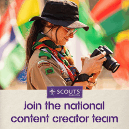 Content Creator advert SCOUTS SA. Photo of Blade Hanger, by World Scouting