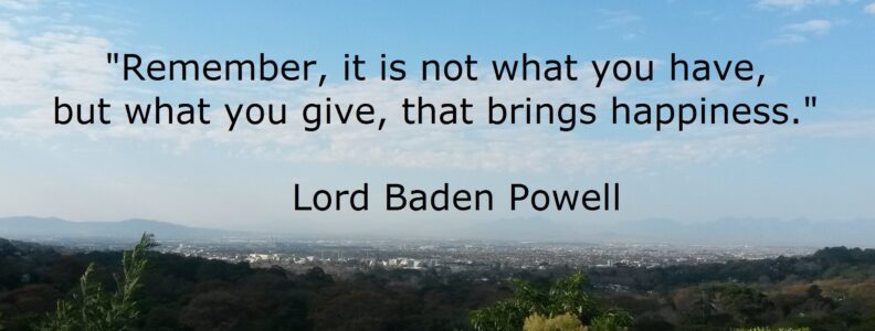 Lord Baden Powell quote
