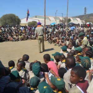 Children and Scouters at KZN Rally