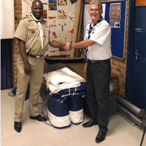 Geluksdal Scouts SGL Bafana with Mike Weeks