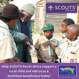 Help SCOUTS South Africa support a rural child and add us as a MySchool beneficiary today! CLICK HERE to help (1)